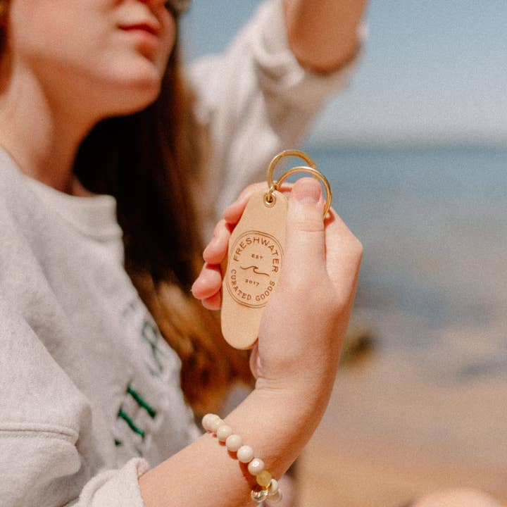 Freshwater Curated Goods - Wholesale Keychain - Unisex - Custom Logo Hotel Keychain