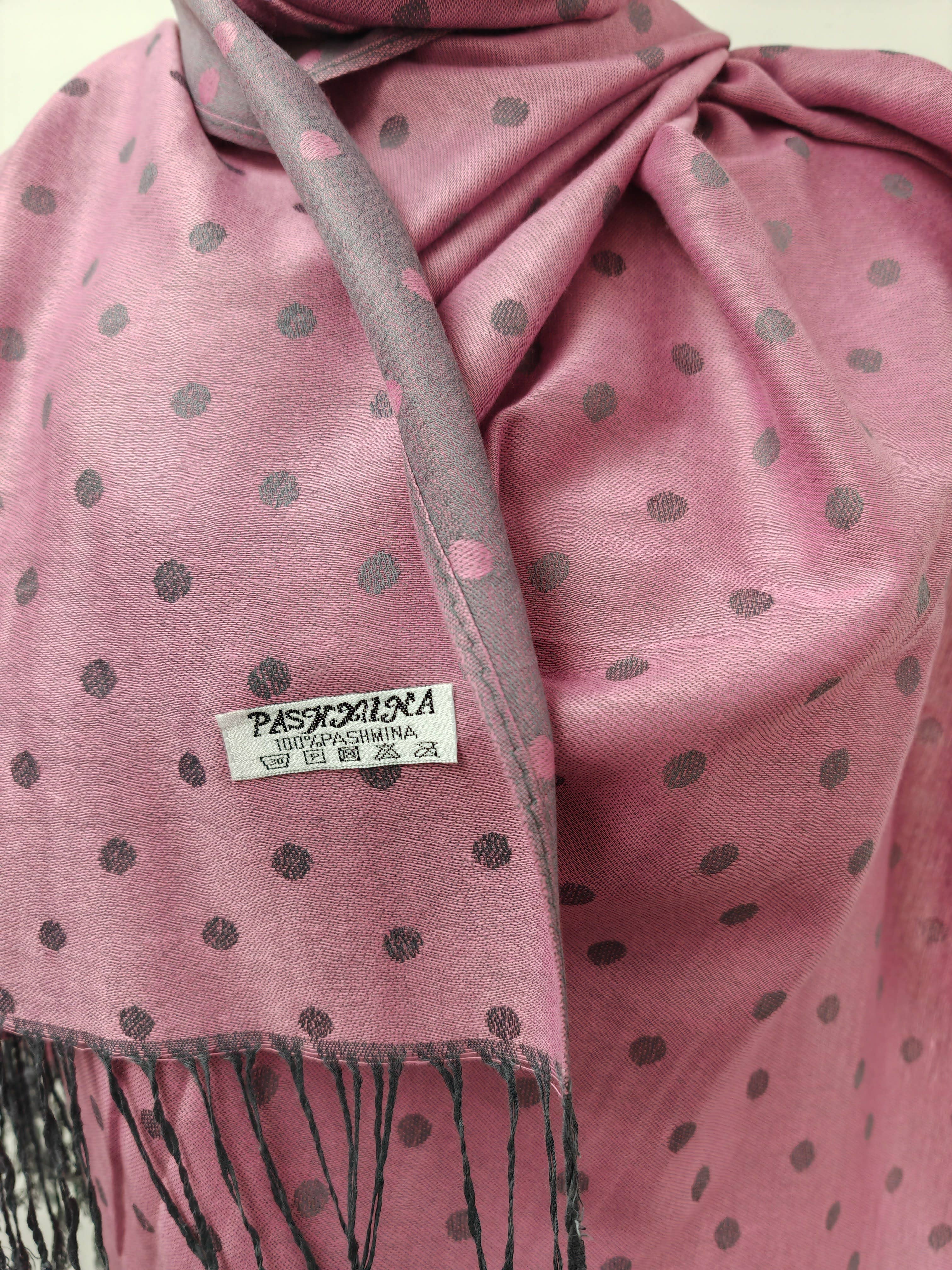 Superbia – wholesale Scarf – Women's – Super Soft Reversible Pashmina scarf /Shawl - C48-1 Dots10