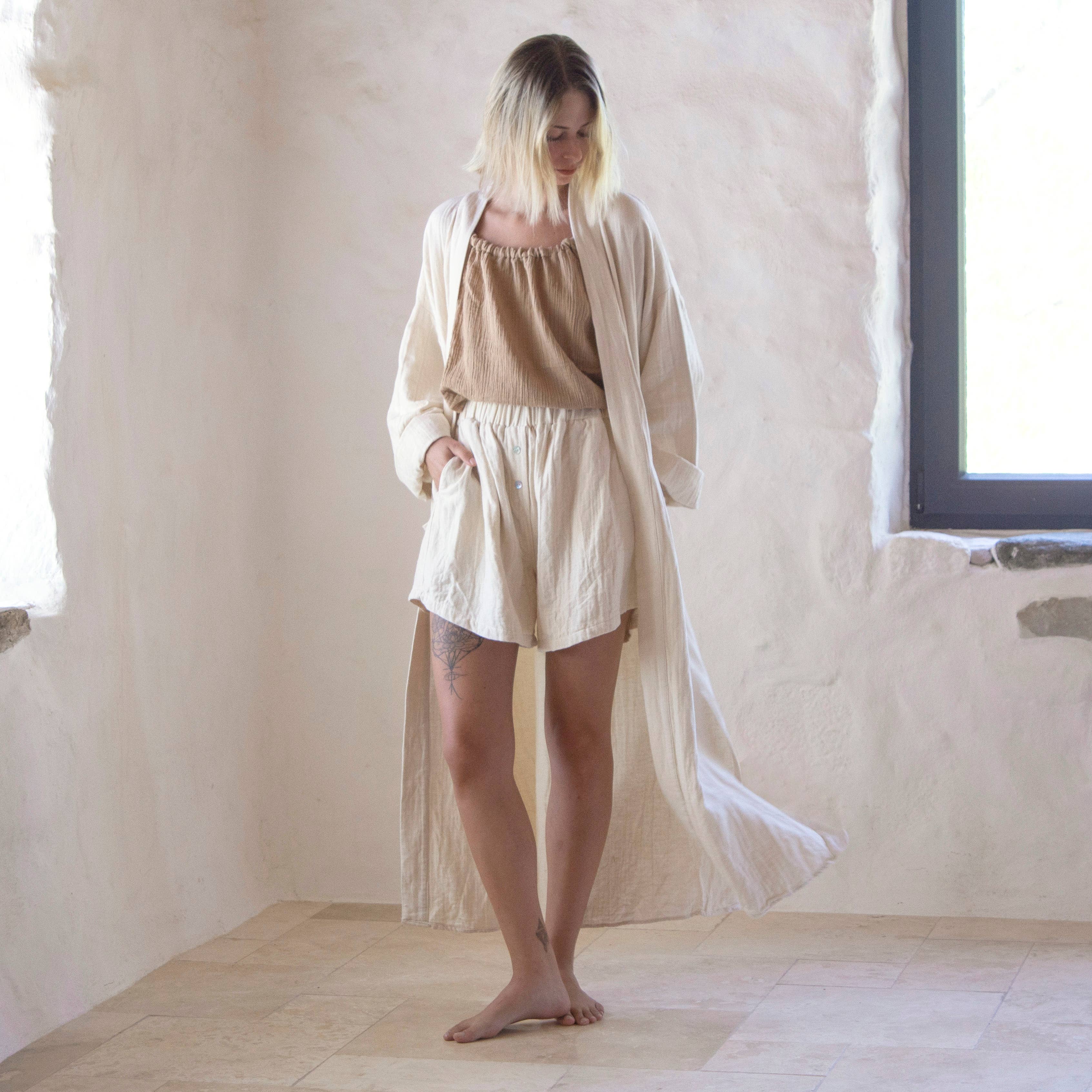 loom.ist - Wholesale Robe - Women's - Muslin double-layered cotton robe33