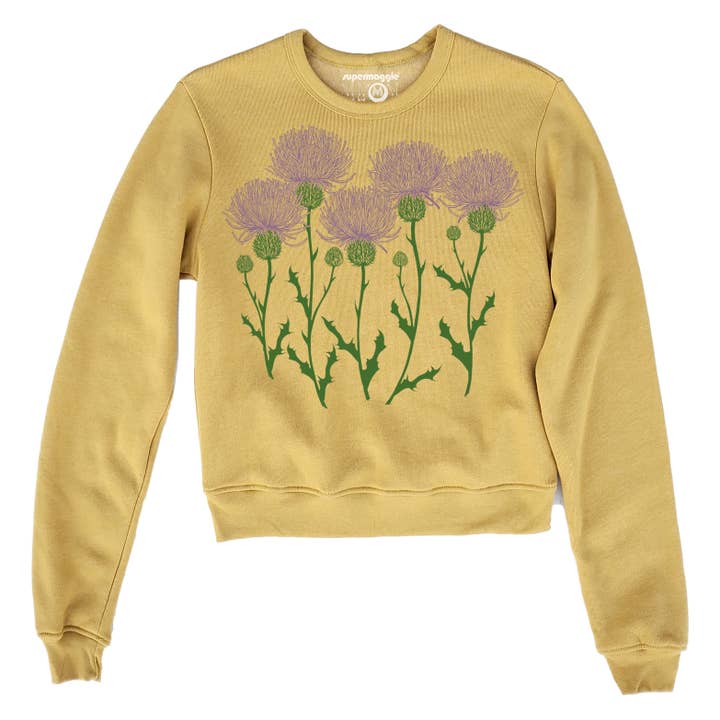 Thistles Sabrina Sweatshirt for wholesale by Supermaggie @ Faire