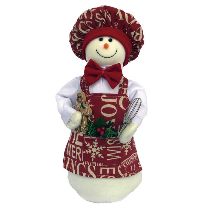 12" Baking Snowman for wholesale by Santa’s Workshop Inc.