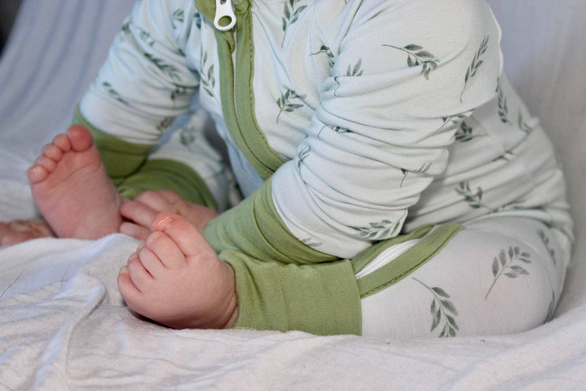 Havenbaby - Wholesale Rompertje - Baby - Bamboe Romper Kleine Blad2