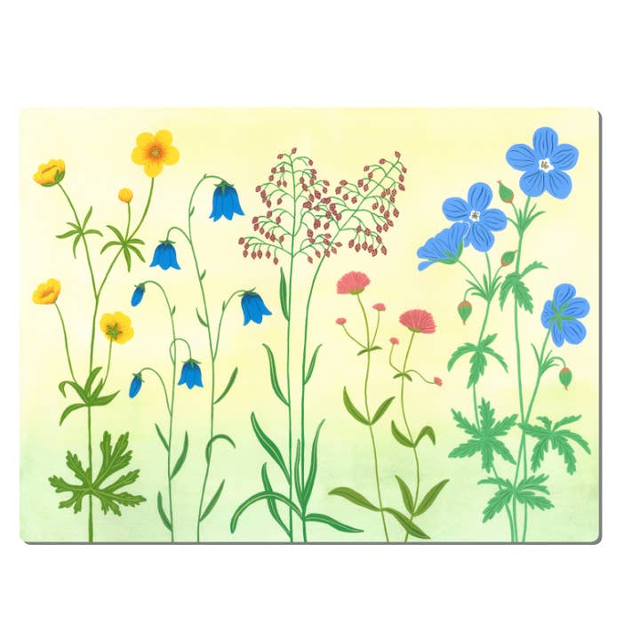 Conjunto de mesa - Flores de verão azul 40x30 cm por atacado de moreydesign | ask a duck