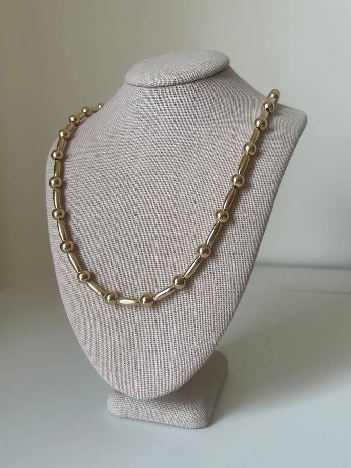Bold Gold Necklace for wholesale by Gioielli By Gabriella