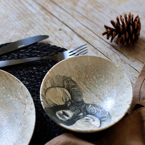 Novastyl - Wholesale Decorative Plate/Dish/Bowl - Ram purchase dish 14cm in porcelain6