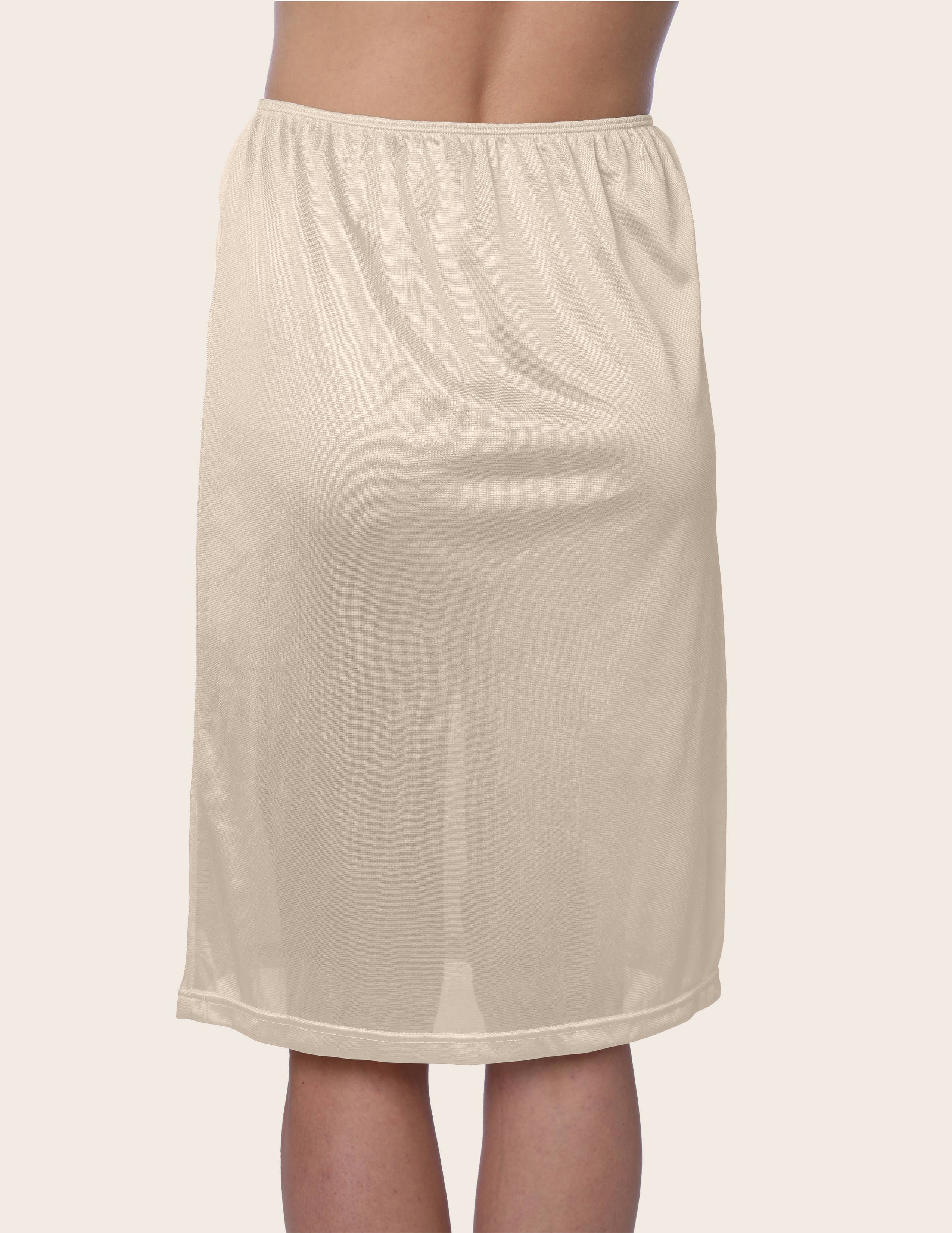 Isadora, Tipi toe, & James Fiallo - Wholesale Slip - Women's - Isadora Women Satin Half Slip Culotte Trimmed Underskirt1