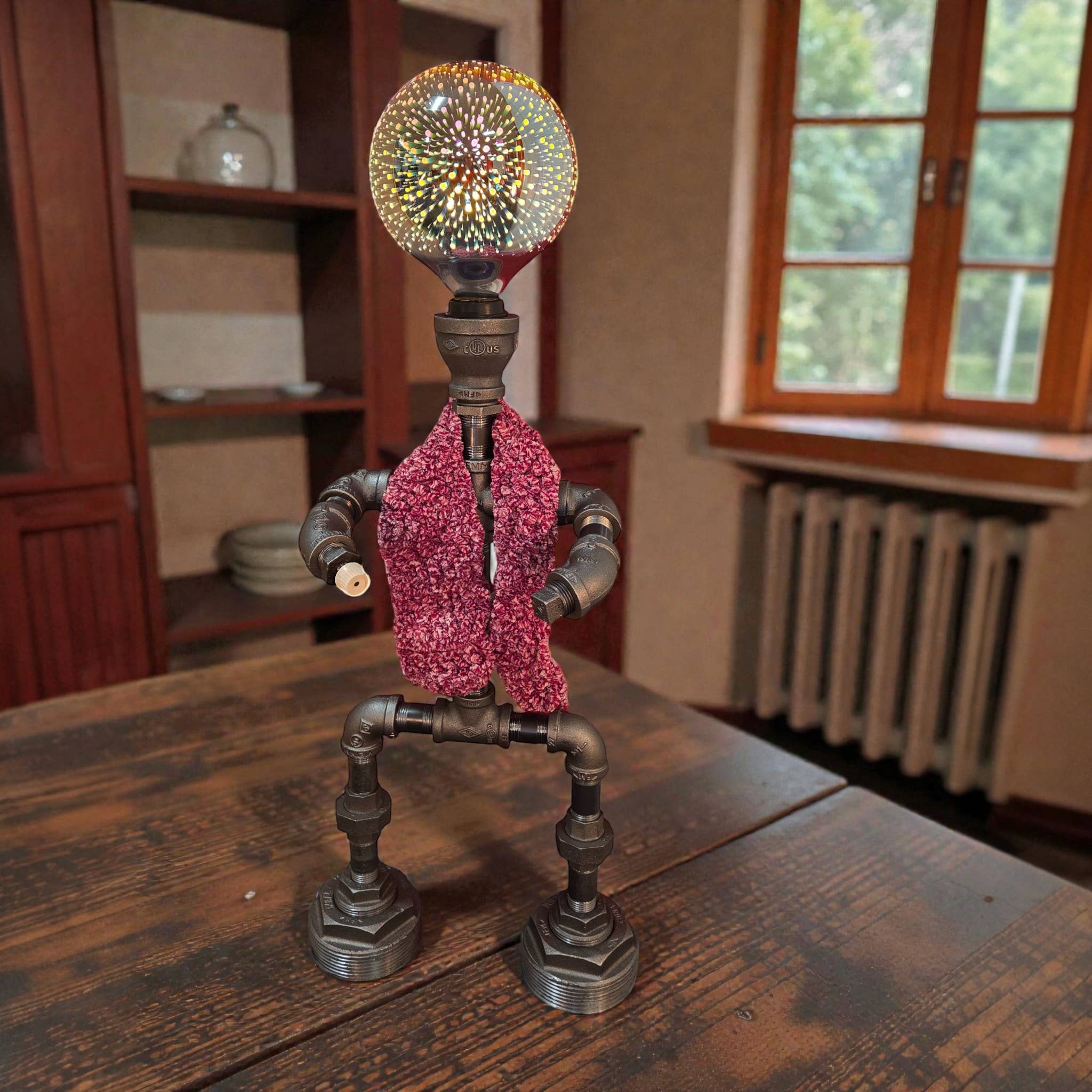 Mr. Willies Lighting - Wholesale Accent/Desk Lamp - Whimsical Industrial standing Robot Lamp 2