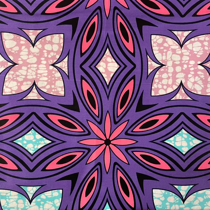 SW313, cotone morbido stampato, Mitex Superwax, geometrico per la vendita all'ingrosso da parte di Reburoni