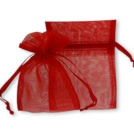 Zakka - Vente Pochette cadeau - Lot de 100 sachets en organza, cadeau transparent, 4 x 6 pouces (11 x 9,5 cm)9