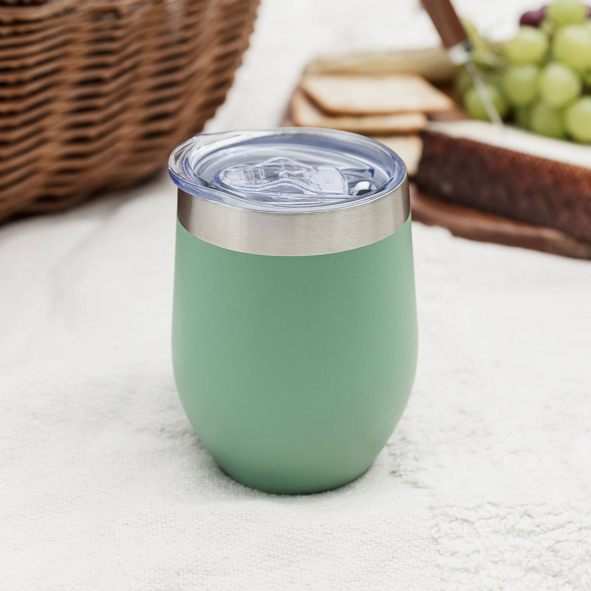 UBERSTAR – wholesale Insulated mug/tumbler – Insulated Travel Wine Tumbler with Lid 350ml (12oz)12