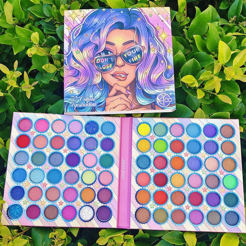 FurDecoration - Wholesale Eyeshadow Palette - "Shimmering Palette of 72 Eye Shadow Colors"4