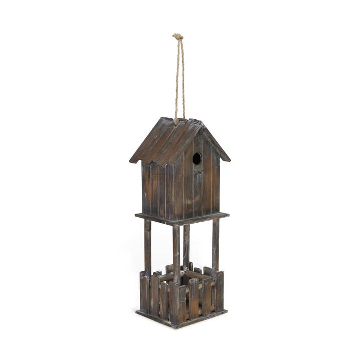 Garnett trä dekorativt fågelhus för wholesale av Cheungs Home Decor