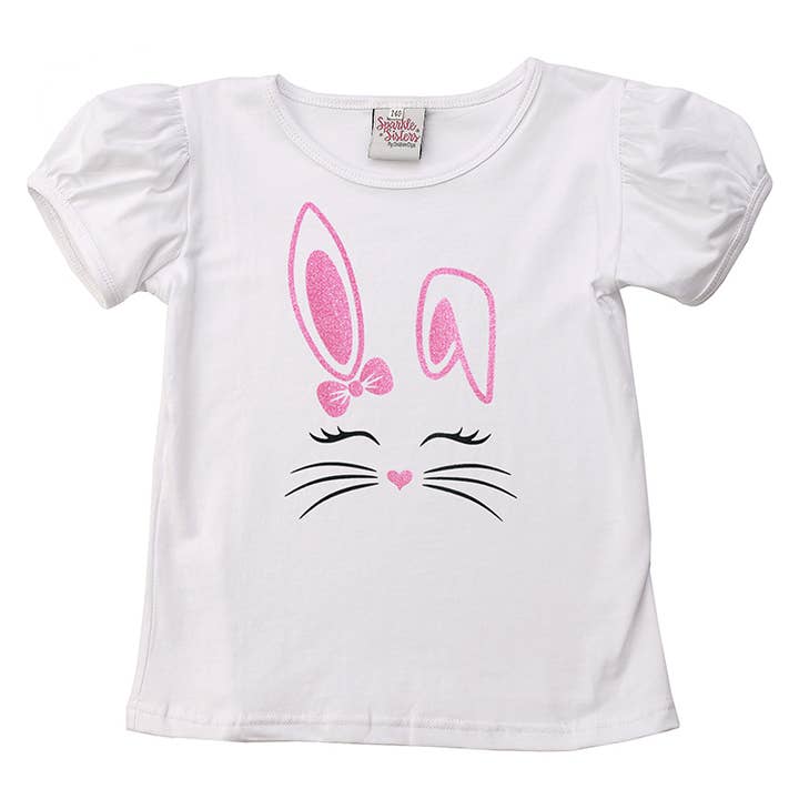Bunny Whiskers puff sleeve T shirt for wholesale by Sparkle Sisters by Couture Clips