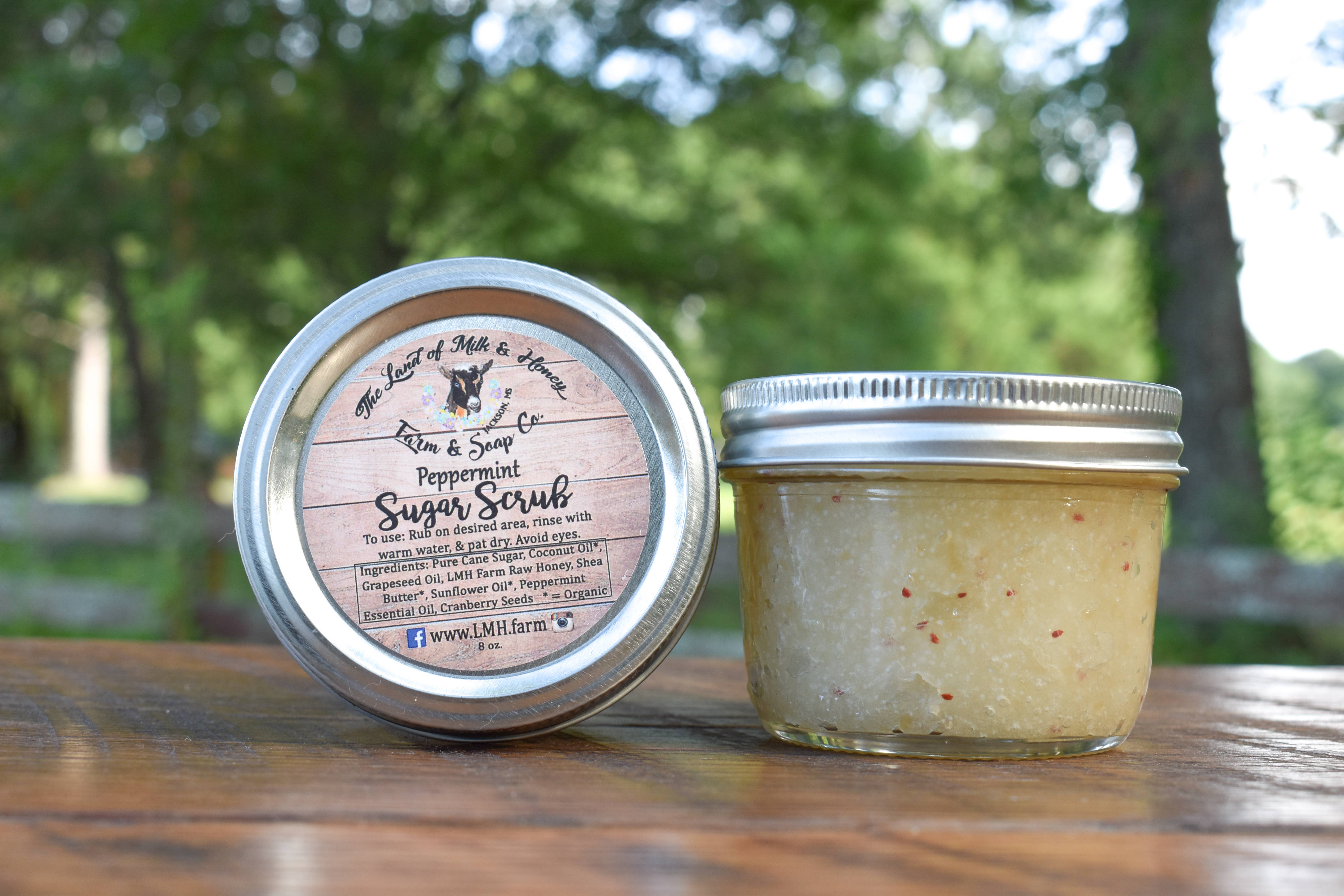 LMH Farm & Soap Co. - Wholesale Body Scrub/Exfoliant - Sugar Scrub - Peppermint1