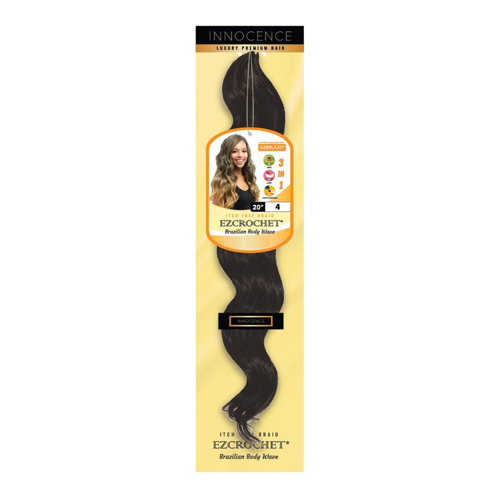 EZBRAID UK - Wholesale Hair Extensions - EZCROCHET Brazilian Body Wave 20"5