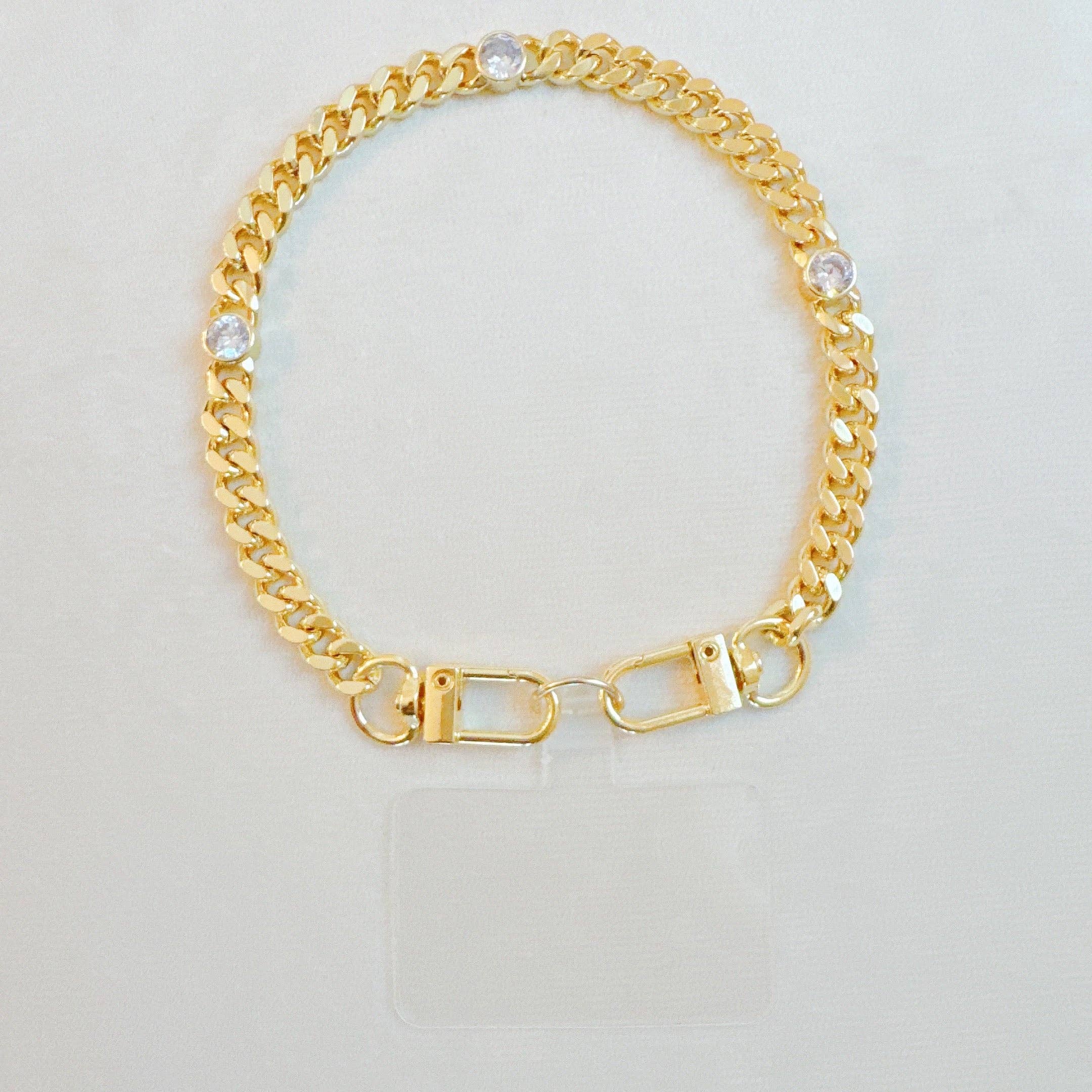 Ellison+Young - Wholesale Lanyard - Women's - Sparkle Over The Chain Phone Wrist Lanyard1