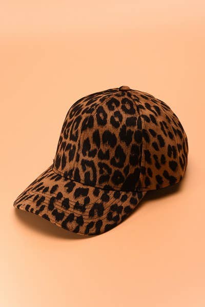 JOSSLYN by wall to wall - Wholesale Baseball Cap - Women's - ANIMAL PRINT BASE BALL CAPS  | 40HW7103