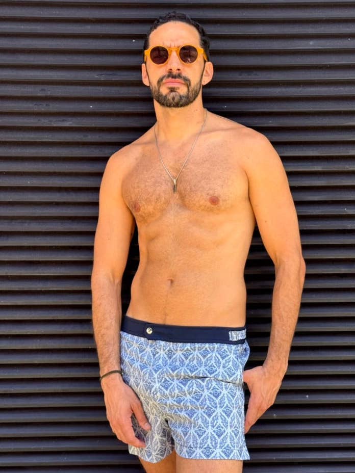 The Restless Swim Shorts - Aegean Mosaic for wholesale by MAPA