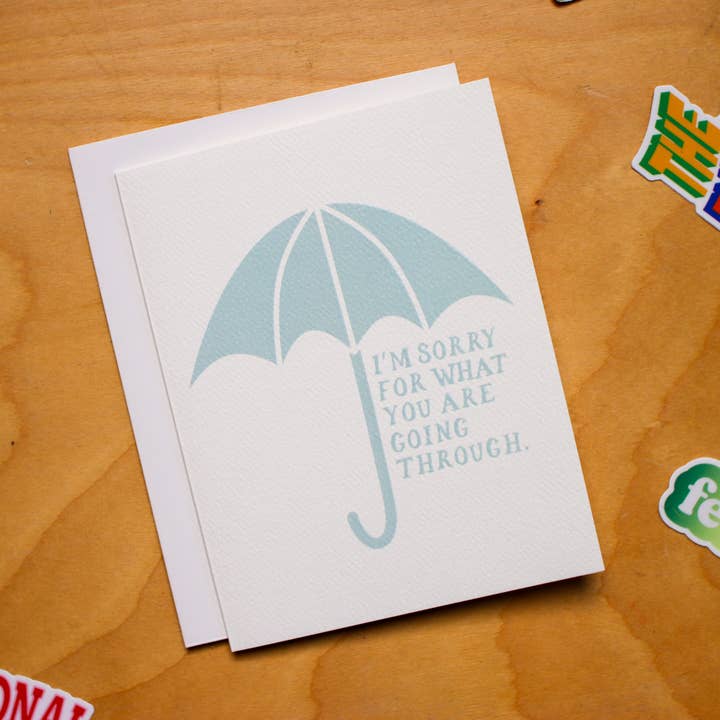 Mixtape Paper Co. - Wholesale Sympathy Card - GOING THROUGH - greeting card1