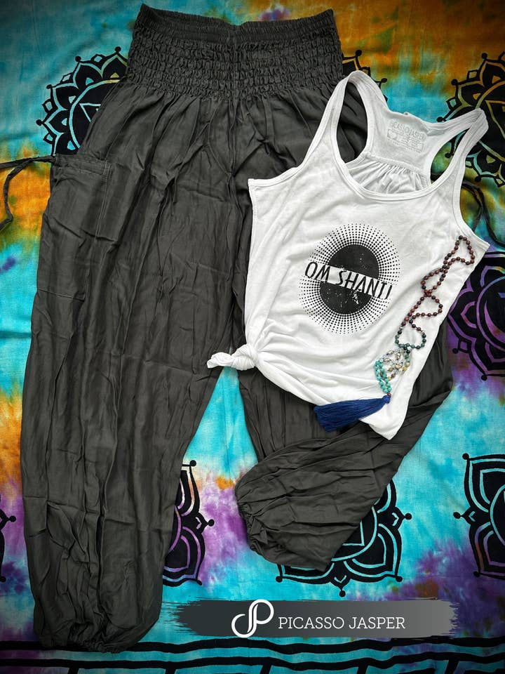 Picasso Jasper - Vendita all'ingrosso Canotta - Donna - Top yoga fluido Om Shanti2