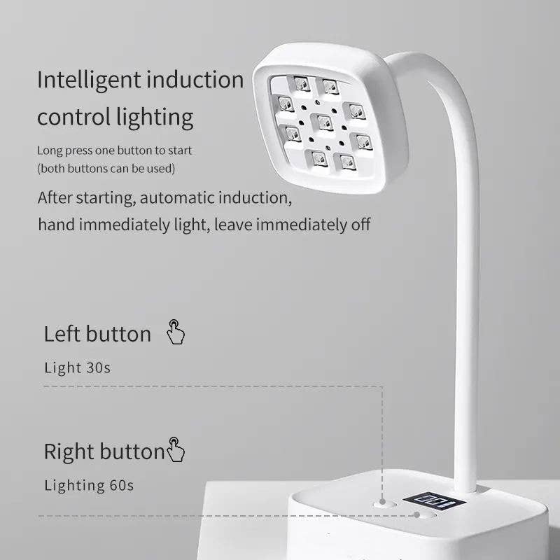 VIGOR - Wholesale Nailcare Set - Adjustable Gel Nail Quick Dry Gooseneck UV Light for Nails3