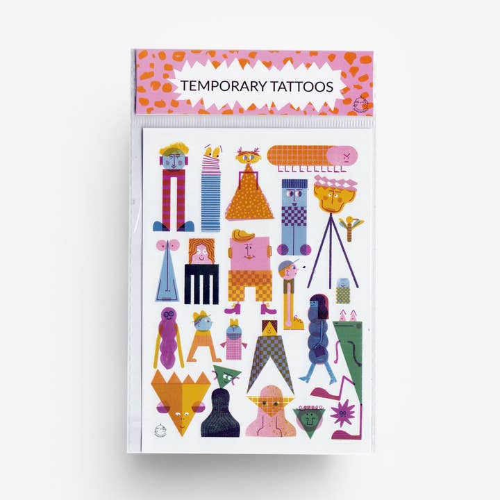 Tatouages temporaires Friends DIN A6 pour la vente par jungwiealt