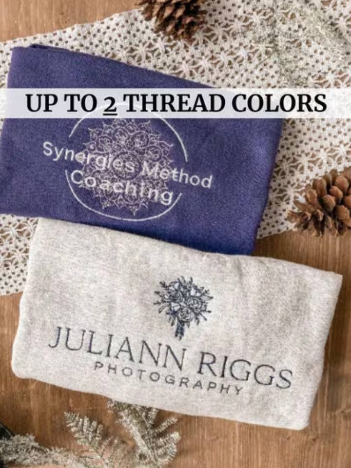 Custom Logo | Embroidered Apparel Crewneck for wholesale by Kewteepie