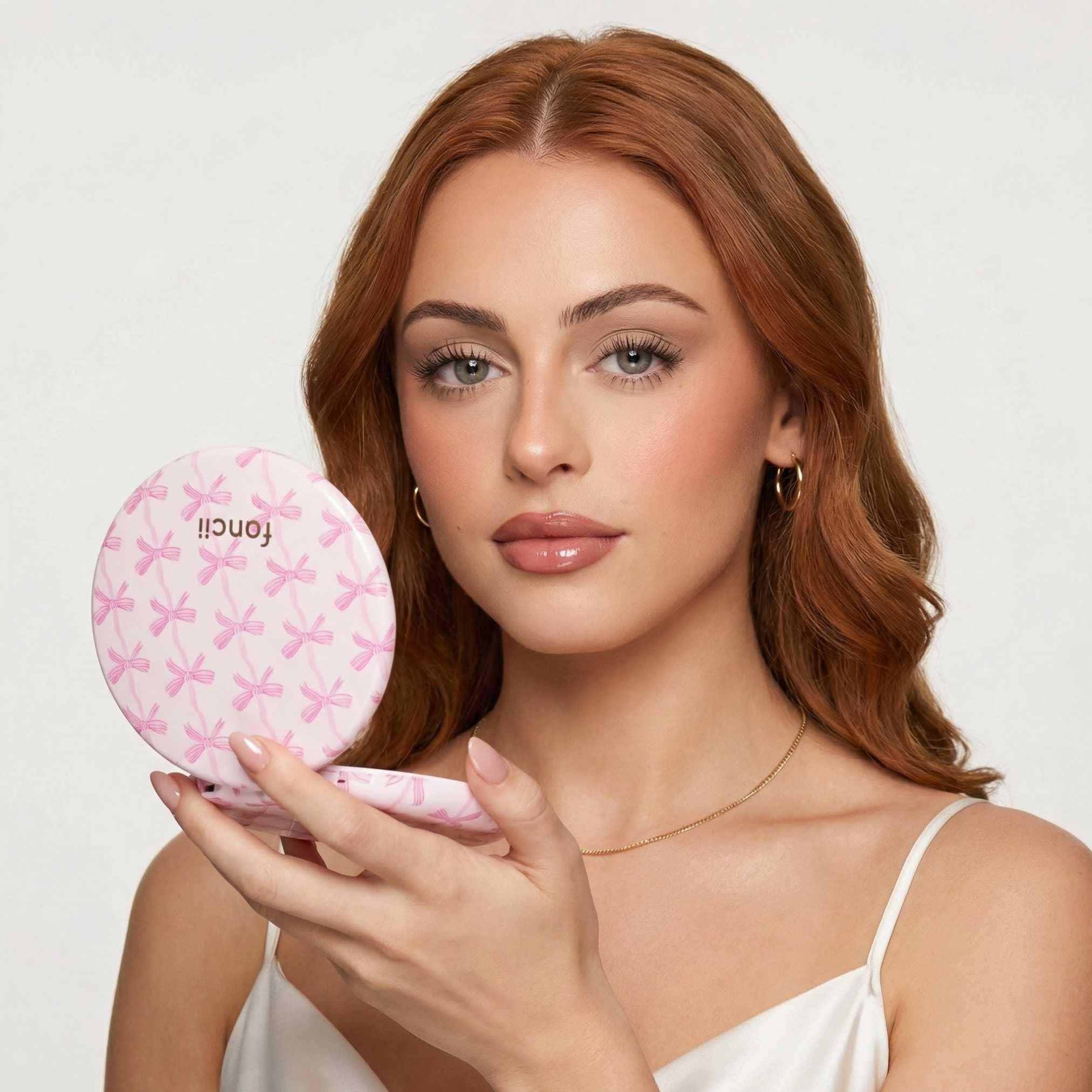 Fancii - Vente Miroirs de poche - Miroir compact Taylor de 5 po avec lumières LED14