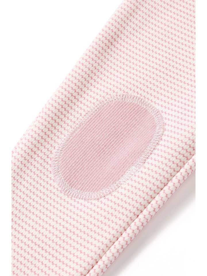 Homegrown Kids - Wholesale Fashion Leggings - Kids - Rib Patch Legging Trellis Pink3