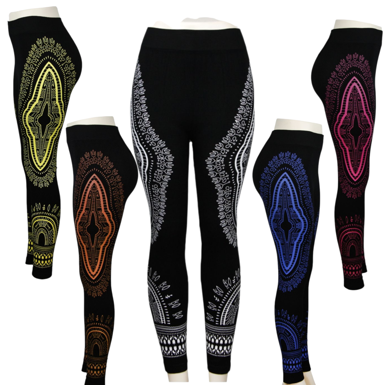 India Batik - Vente Legging tendance – femme - Leggings / Imprimé Dashiki Africain- P25540