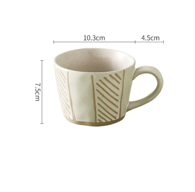 IVORE.GROUP (We cover All Import duty) – Großhandel Kaffeebecher – Retro handbemalte Keramik3