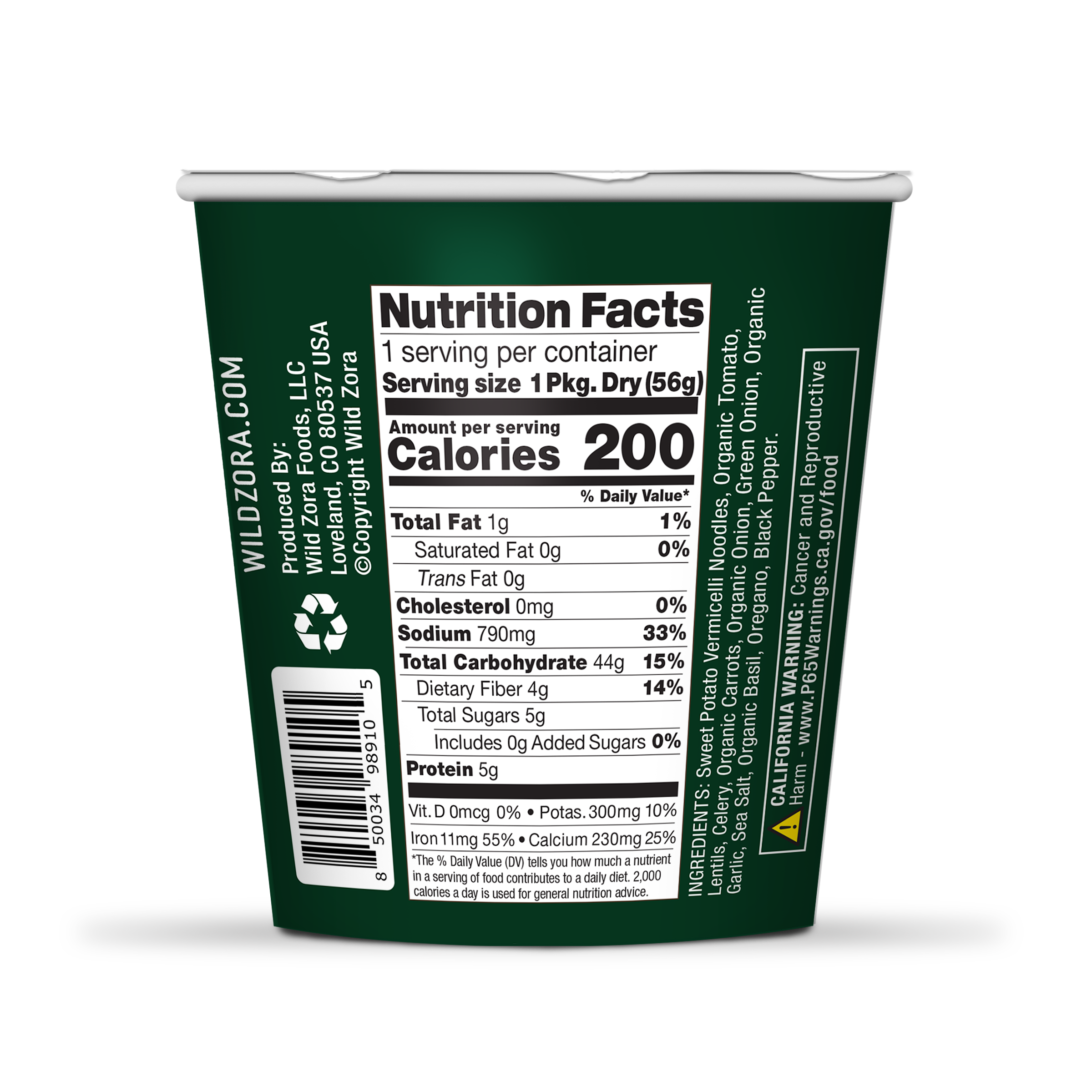 Wild Zora - Wholesale Soup - Minestrone-Vermicelli Noodle Soup In A Cup1