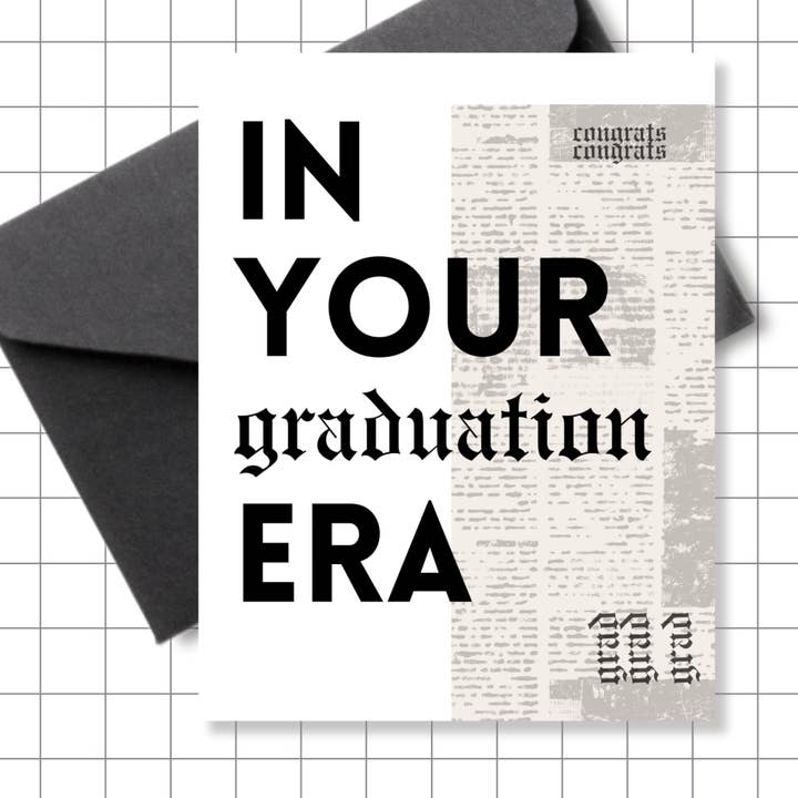 In je afstudeertijd wenskaart voor wholesale door Motel Paper Los Angeles