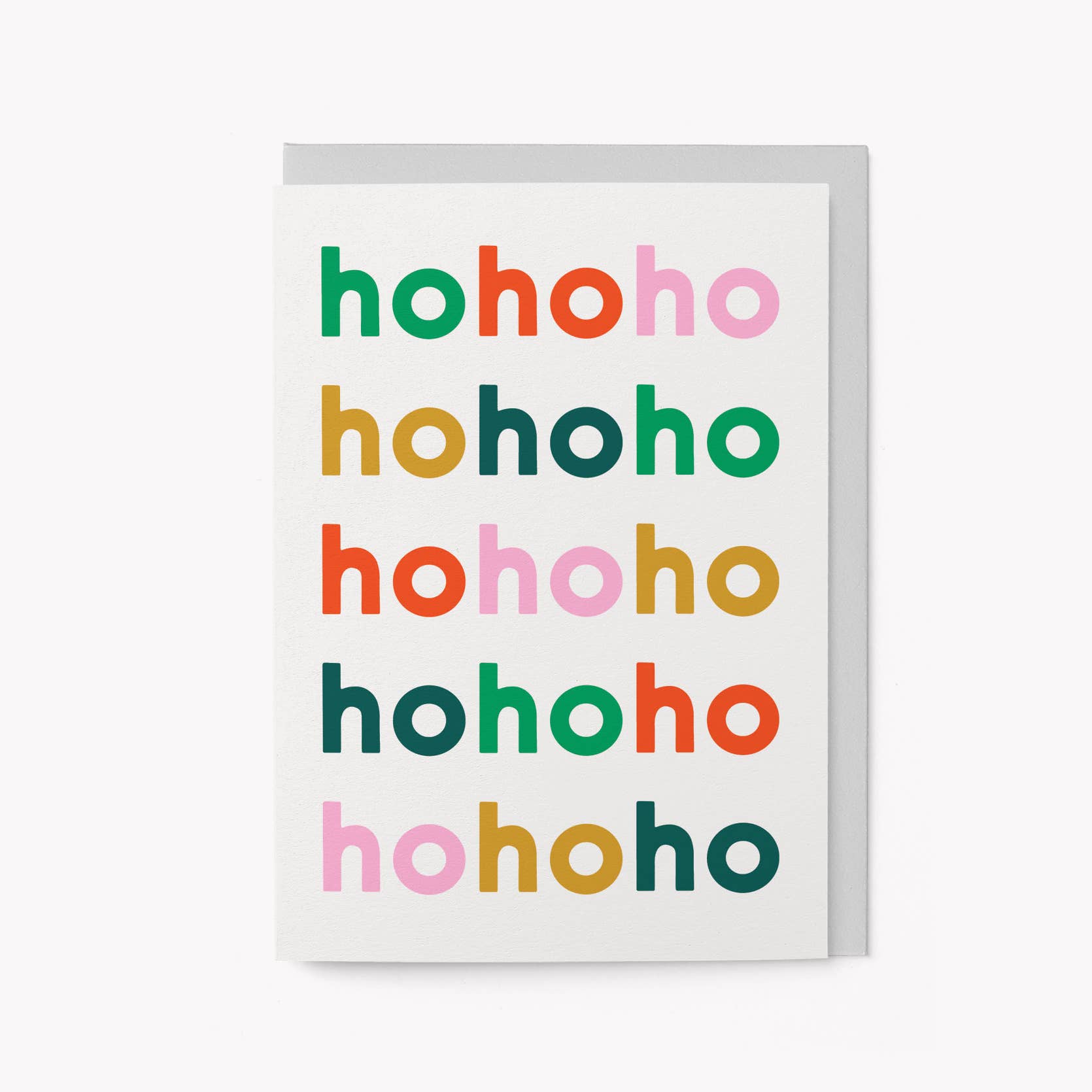 Graphic Factory - Wholesale Season's Greetings Card - Ho ho ho - Seasonal Greeting Card0