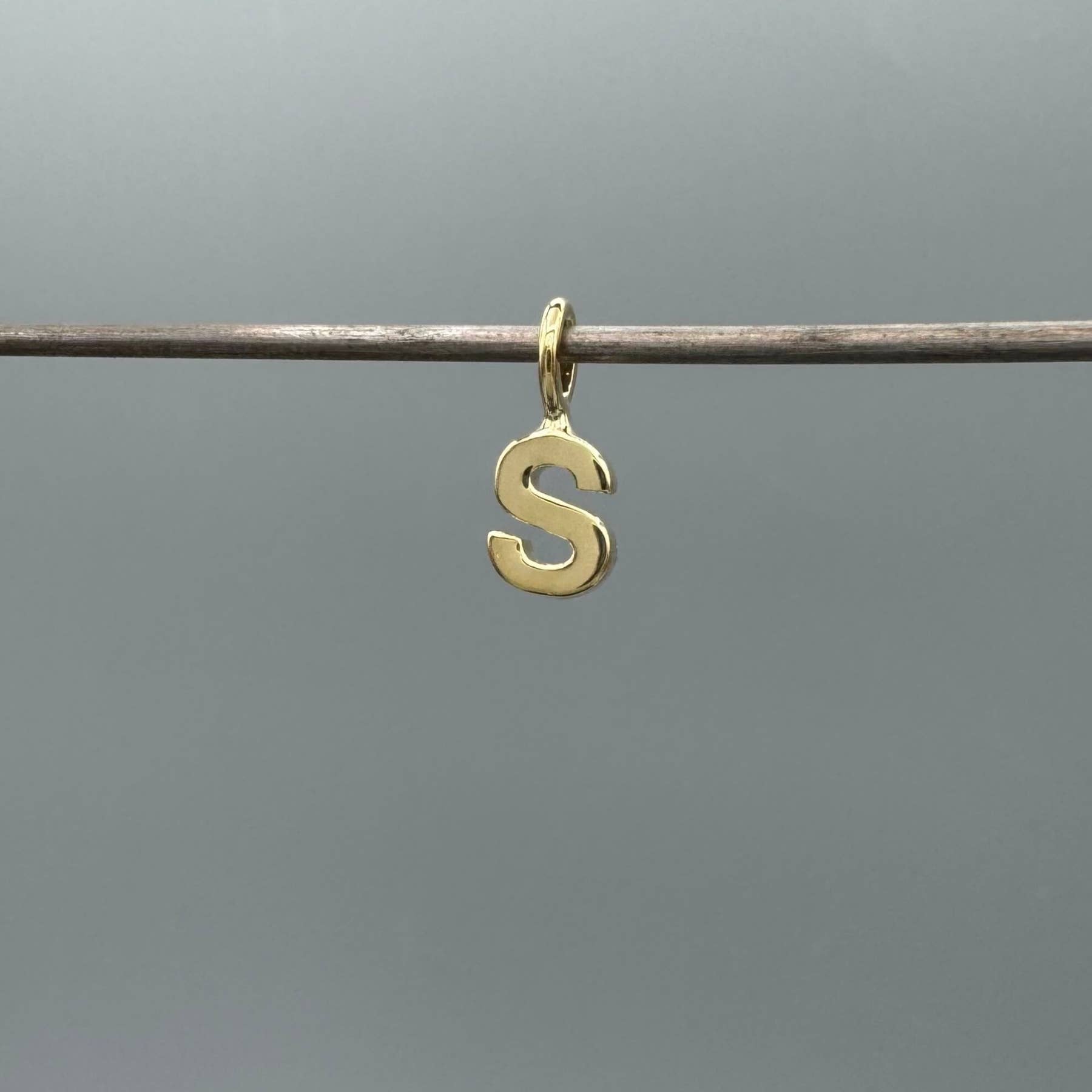 Something Silver - Wholesale Individual Charm/Pendant - Perfect Little Block Letter Initial Charm18