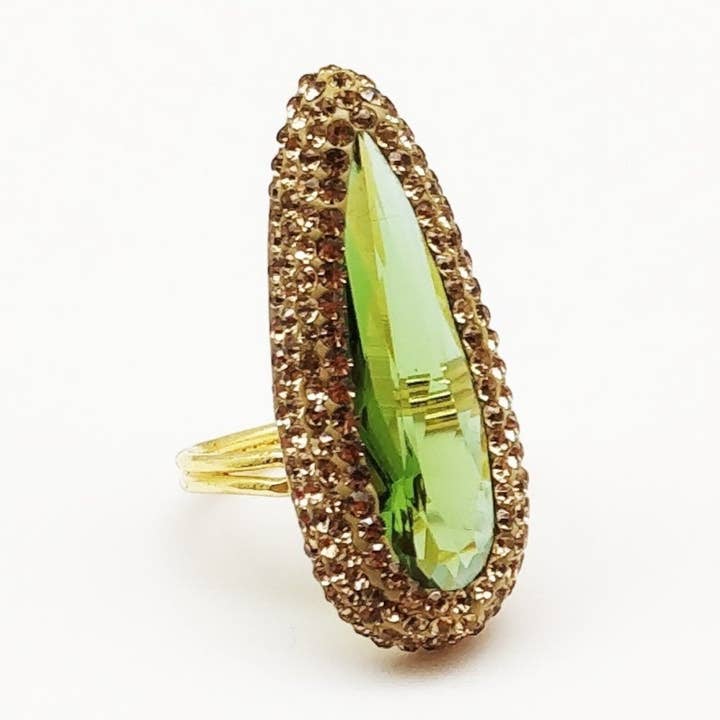 Changing Color Diaspora Adjustable Silver Ring for wholesale by ZEYZEY