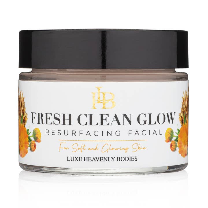 Soin du visage lissant Fresh Clean Glow pour la vente par LUXE Heavenly Bodies - Natural & Organic Skincare