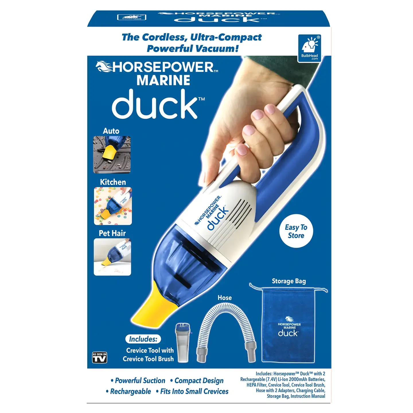 Bulbhead Marine - Wholesale Vacuum Cleaner - Marine Duck Portable Compact Vacuum1