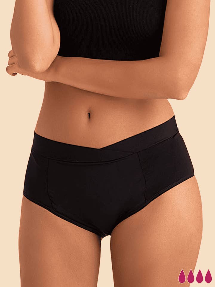Wellness soothing anti-pain cotton menstrual brief for wholesale by Anaissa
