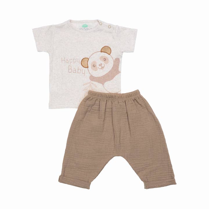 16771 - T-Shirt + Musselin-Hose - FS 26 für den Großhandel von FS Baby