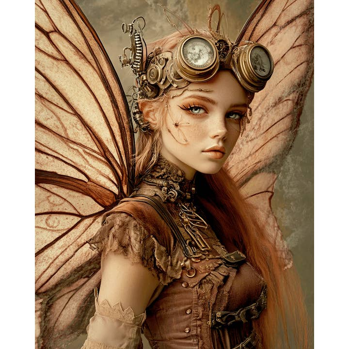 Cyberpunk Fairy - Fairies Wall Art Prints – 8″x10″ Artwork for 11″x14″ Frame and other Purchase Wholesale cyberpunk kleidung. Free Returns & Net 60 Terms on Faire trending on Faire.