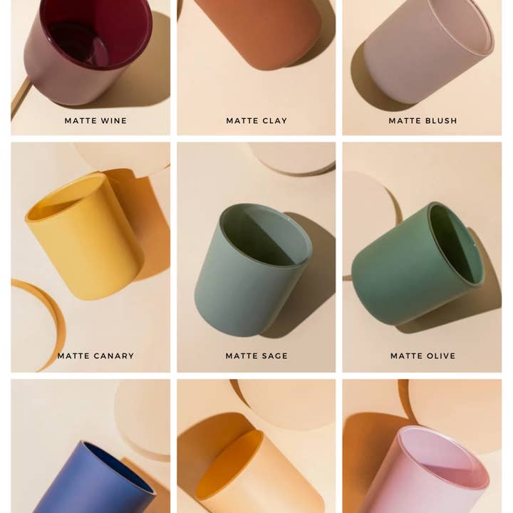 Orglamix - Wholesale Jar/filled candle - Feminine Custom Matte Glass Candle | 65 Hour Burn Time1