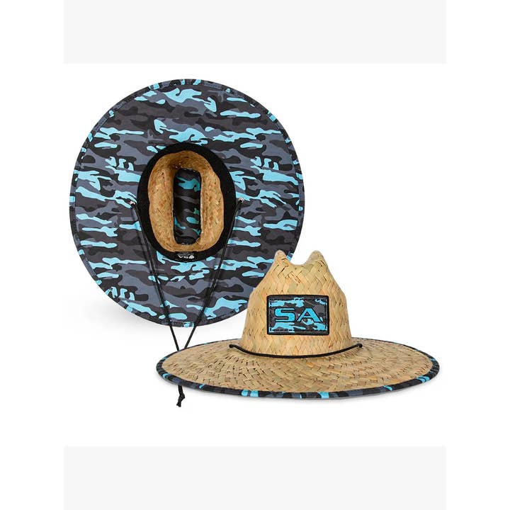 Soul of Adventure - Vendita all'ingrosso Cappello di paglia - Unisex - Cappello di Paglia Classico / Cappello da Bagnino – Ampia Tesa UPF 50+18