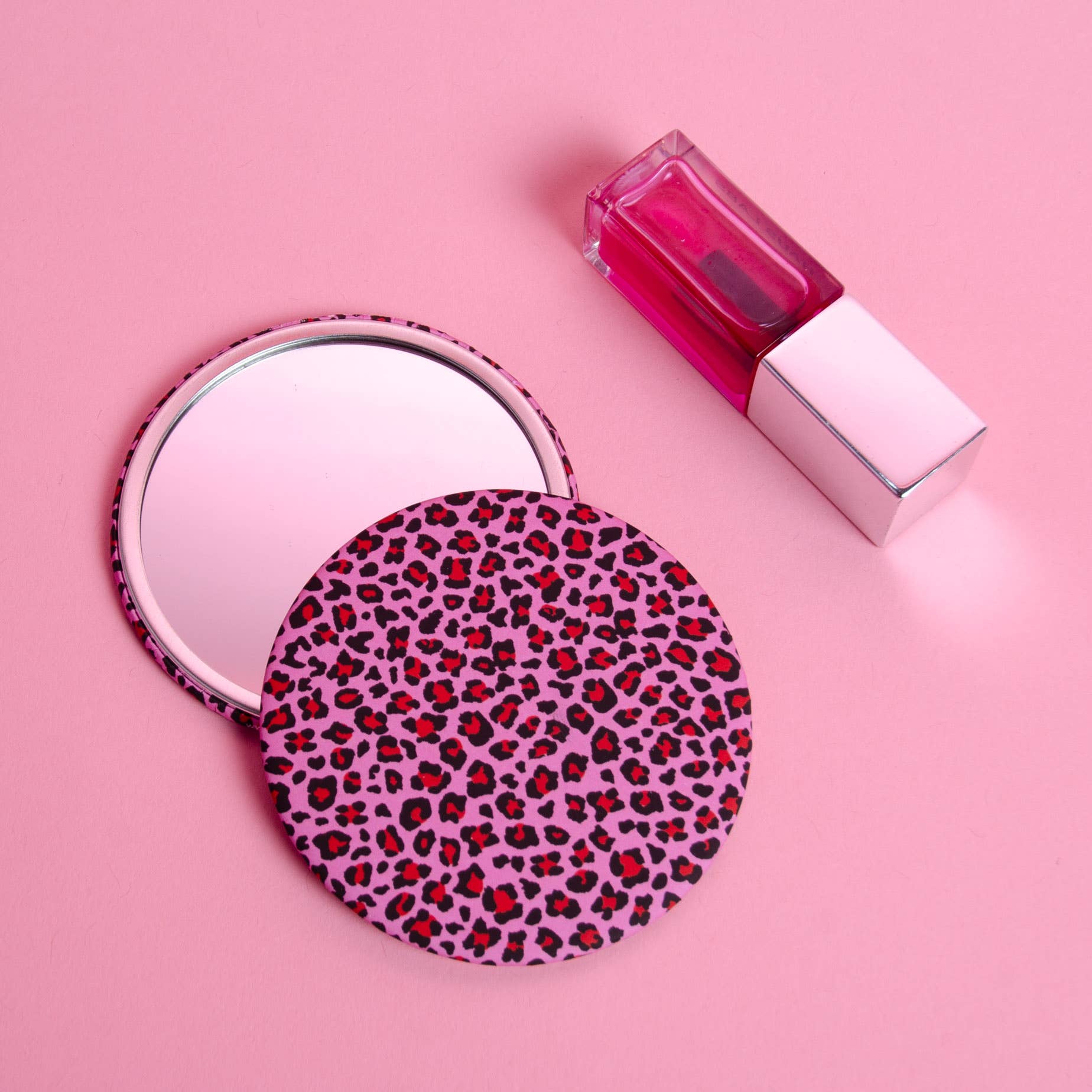 Yikes Design - Wholesale Compact Mirror - Leopard Print Pocket Mirror – 3" Inch Compact Mirror3