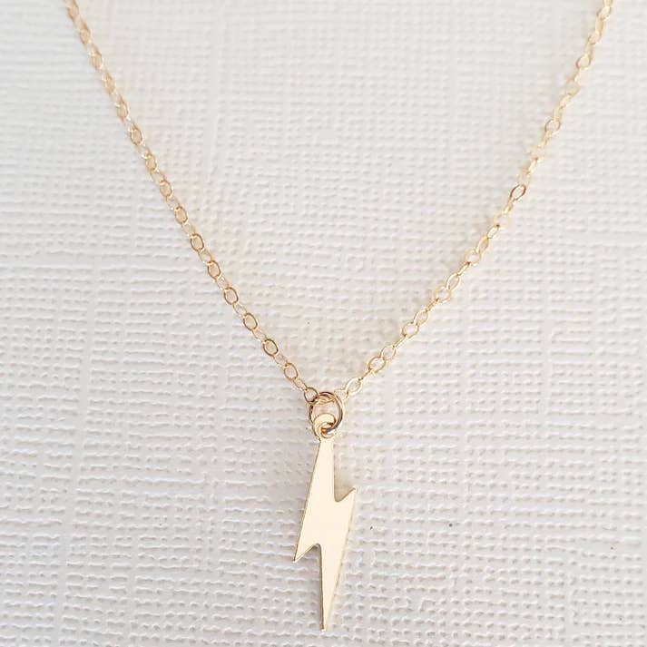 Lightning Bolt Necklace for wholesale by Aden + Claire Jewelry