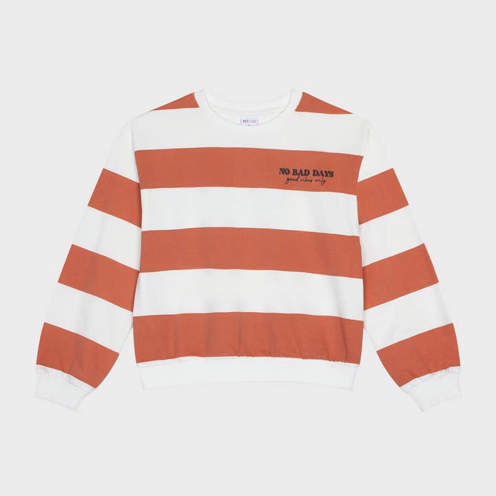 Sweatshirt sans capuche pour adolescentes - TG-C8433-23 pour la vente par Ativo Kids