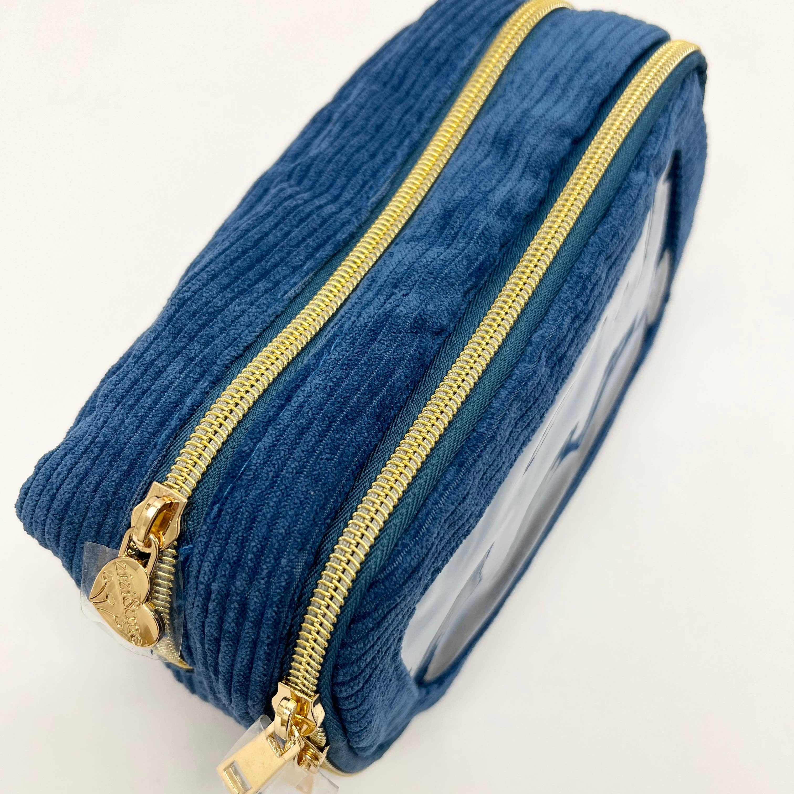 zizi&me - Wholesale Pencil Case/Pouch - Corduroy ITA pouch with clear vinyl window to display pins6