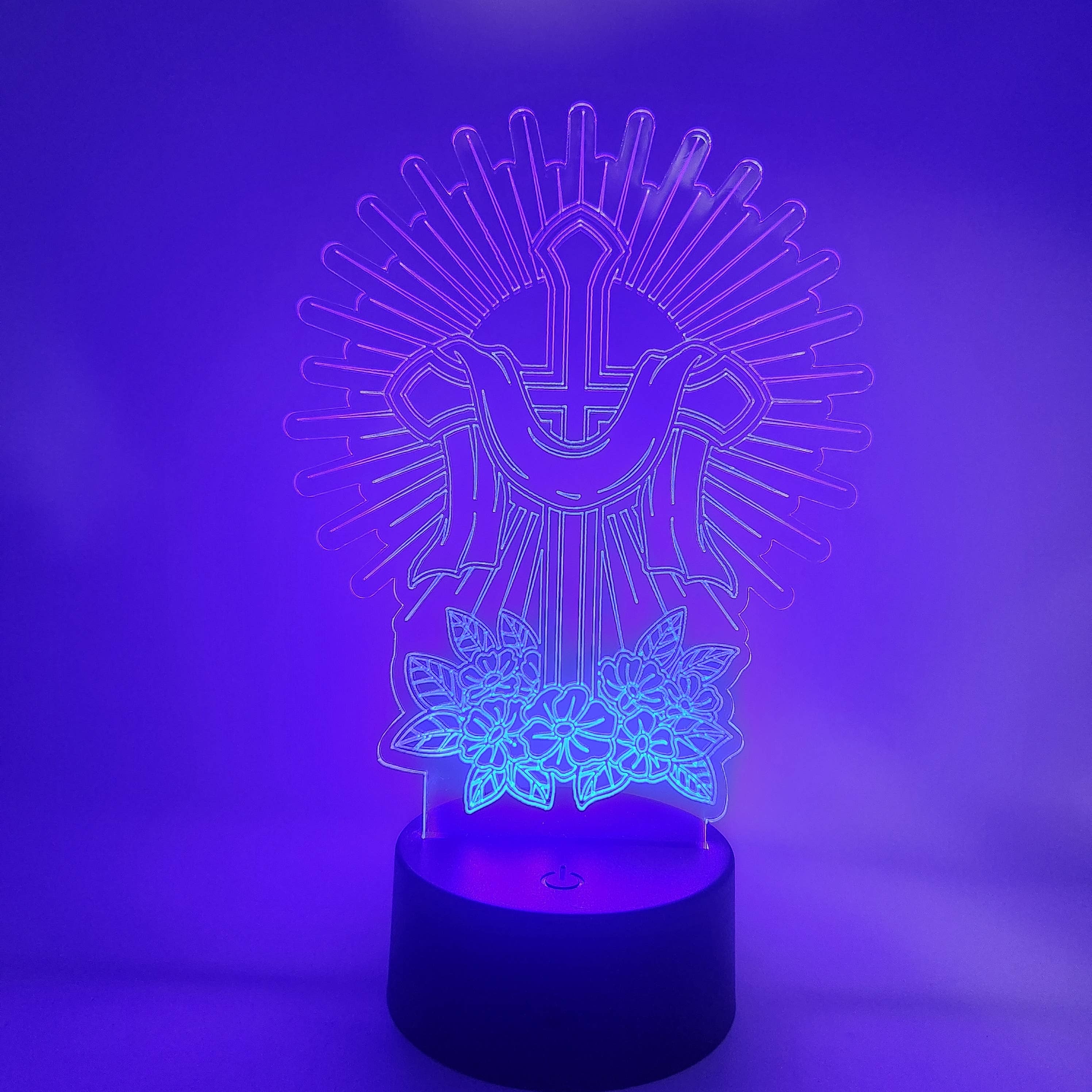 The 308 Collective - Venta al por mayor Lámparas decorativas/de escritorio - Luz LED de cruz cristiana | Regalos religiosos | Lámpara católica6