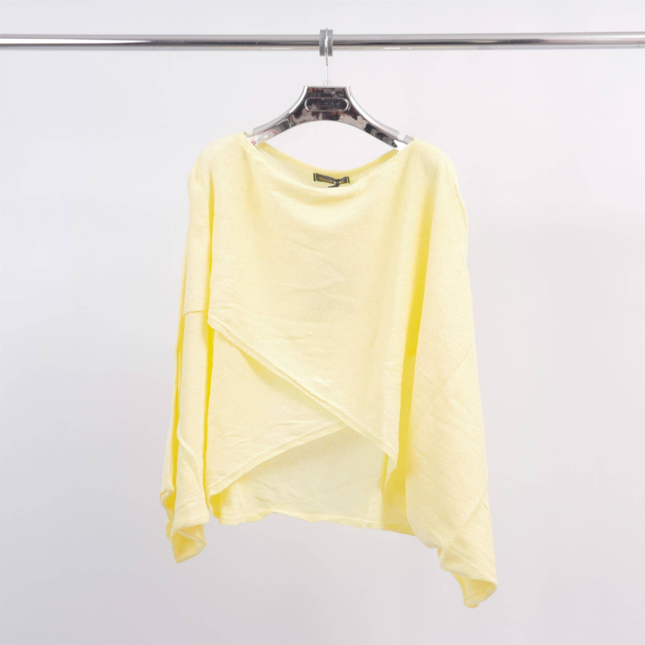 Cecile Wang – wholesale Knitted jumper – Women′s – Oversized cotton sweater DS231418