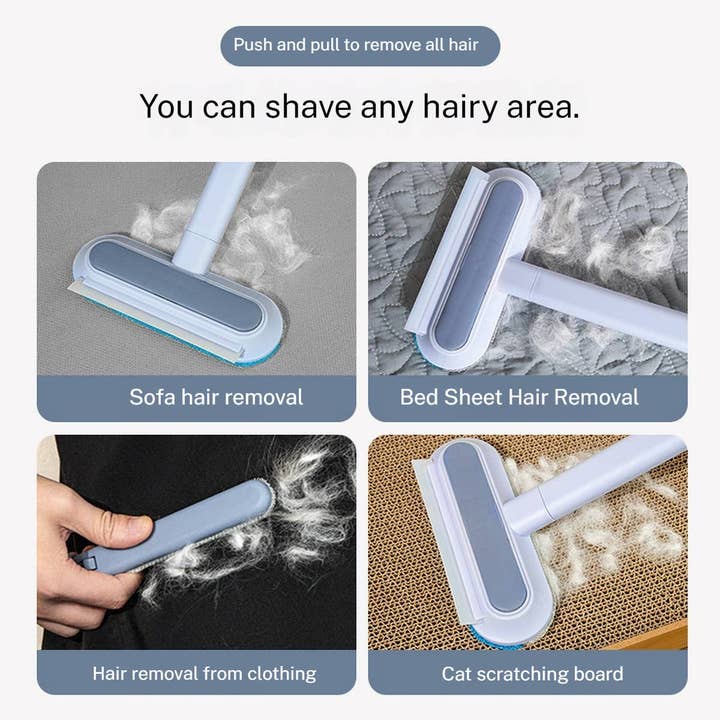 PAWPAWwholesale - Wholesale Pet Cleaning Supplies - Reusable Pet Fur Remover Brush for Cats & Dogs_CWMM61286